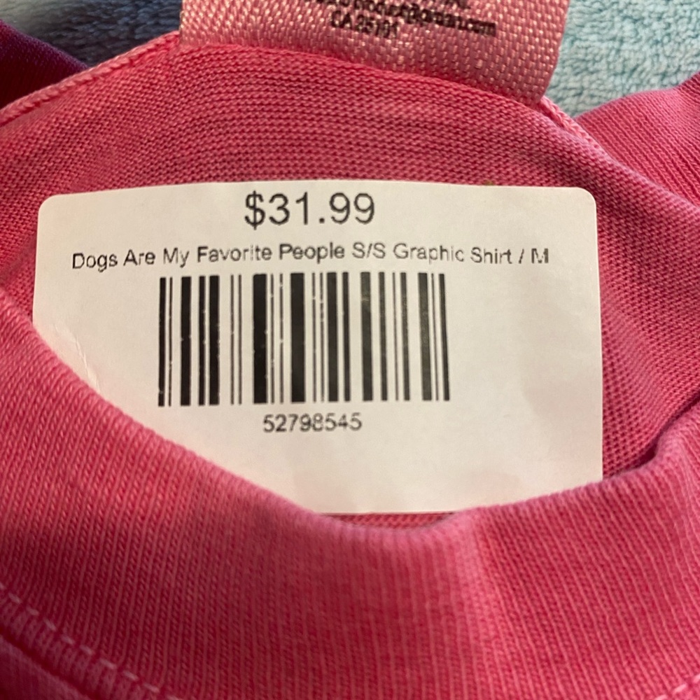 Dogs are My Favorite People Oversized Print Graphic Tee - Sz M New with Tags! - Picture 6 of 8